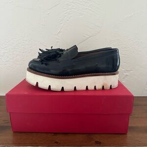 Grenson - Womens Chunky Platform Patent Leather Loafers - 8.5 USA - 5.5 UK